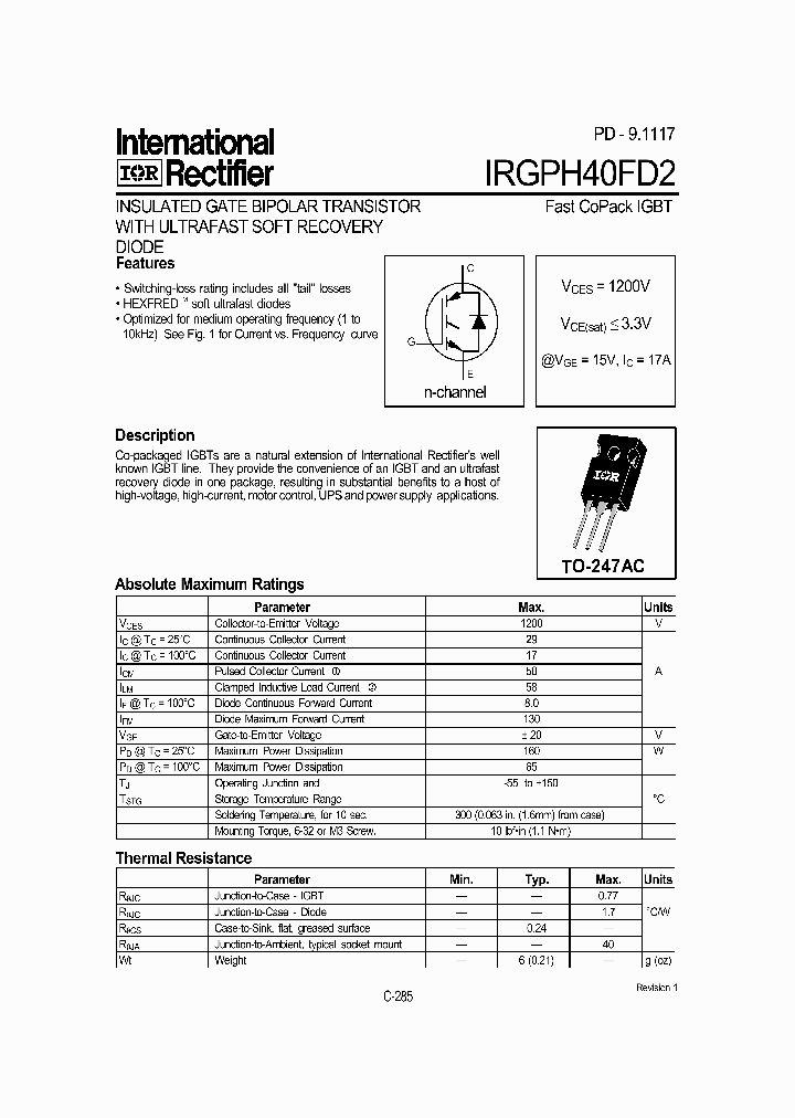 IRGPH40FD2_5325348.PDF Datasheet
