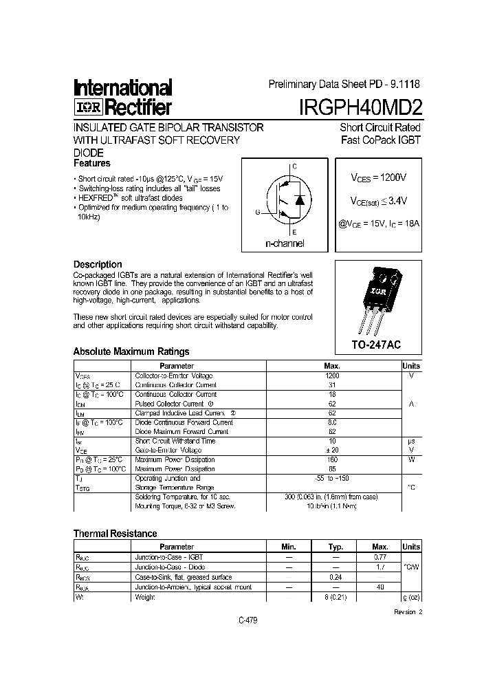 IRGPH40MD2_5325350.PDF Datasheet