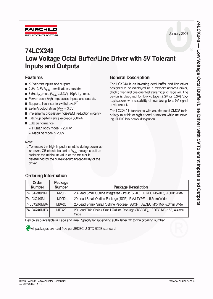 74LCX240MSA08_5327591.PDF Datasheet