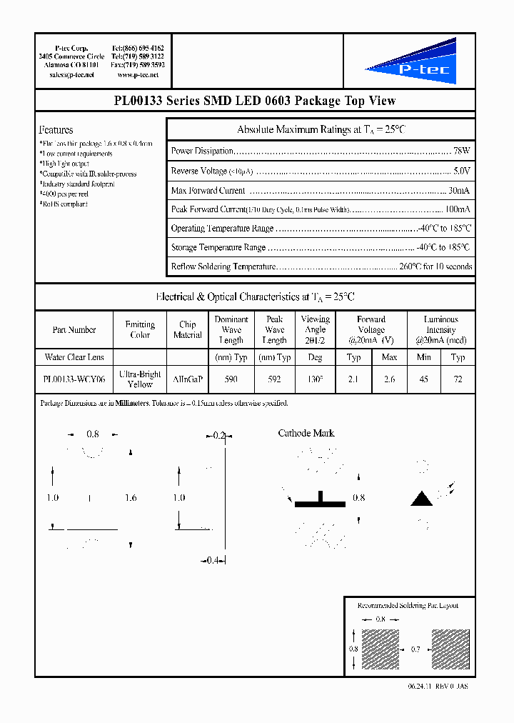 PL00133-WCY06_5329432.PDF Datasheet
