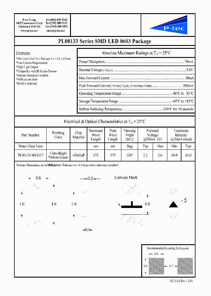 PL00133-WCG17_5329429.PDF Datasheet