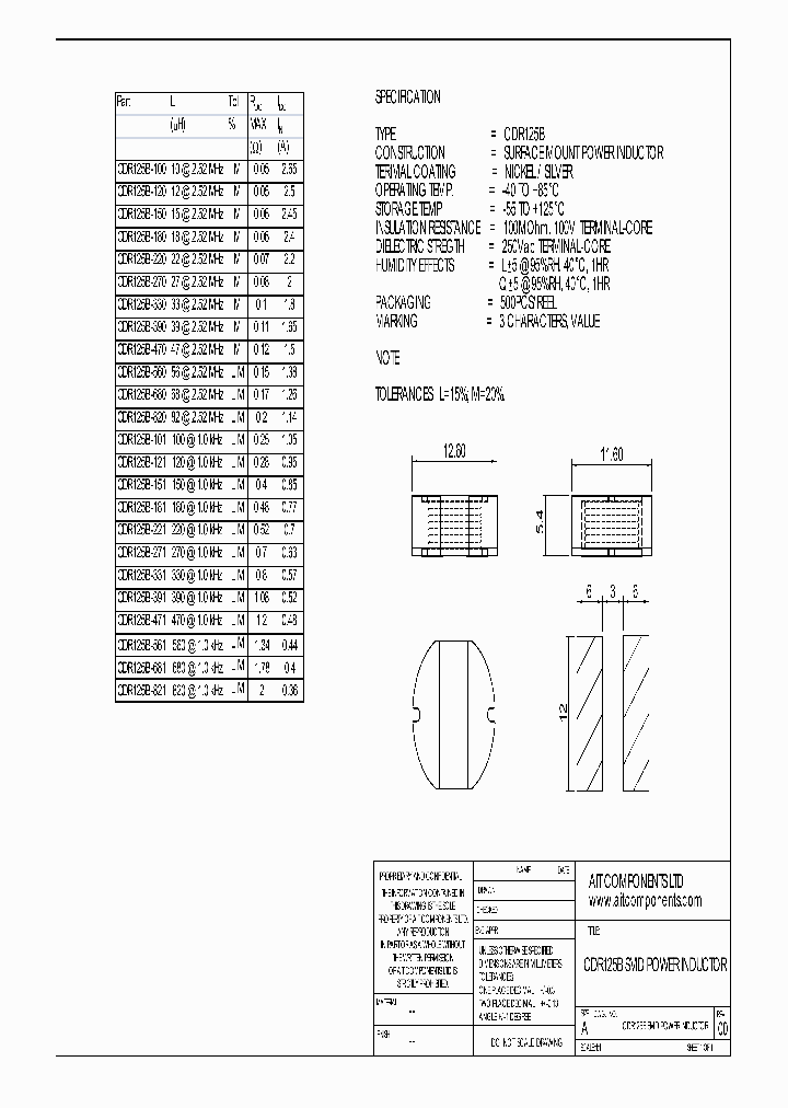 CDR125B-180_5331577.PDF Datasheet