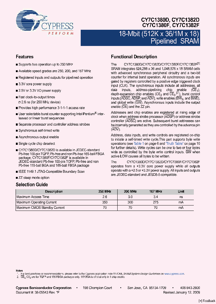 CY7C1380F-200BGXI_5332586.PDF Datasheet