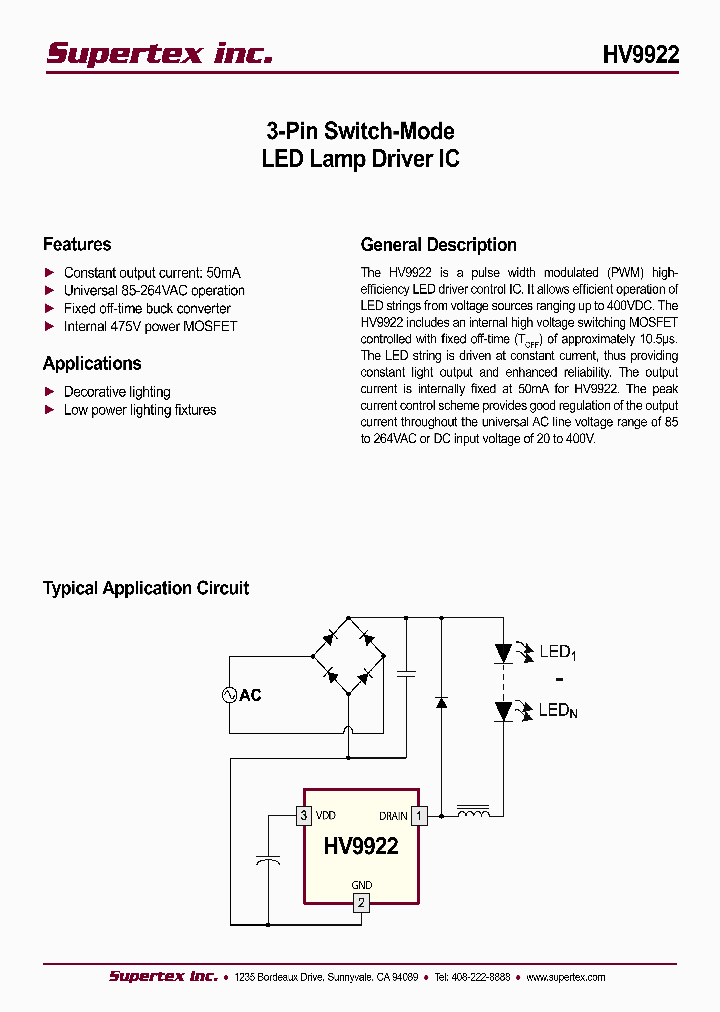 HV9922N8-G_5326060.PDF Datasheet