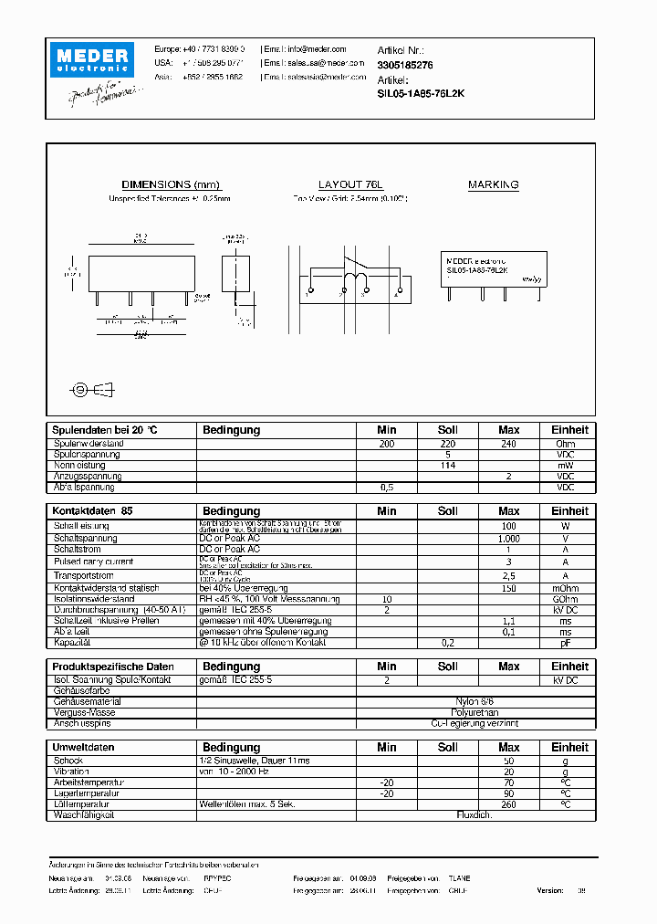 SIL05-1A85-76L2KDE_5333307.PDF Datasheet