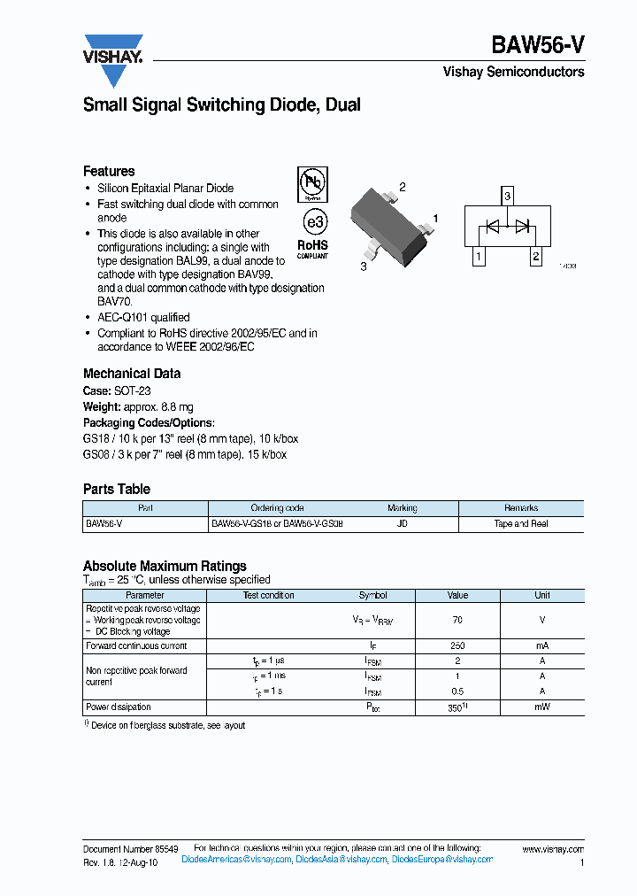 BAW56-V12_5334469.PDF Datasheet