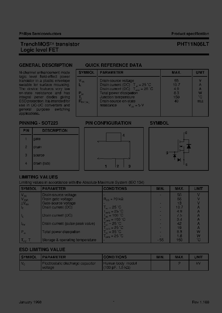 PHT11N06LTTR_5335576.PDF Datasheet
