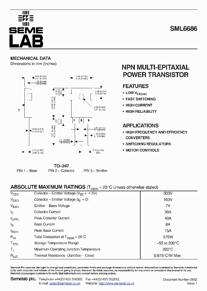 SML6686_5339841.PDF Datasheet