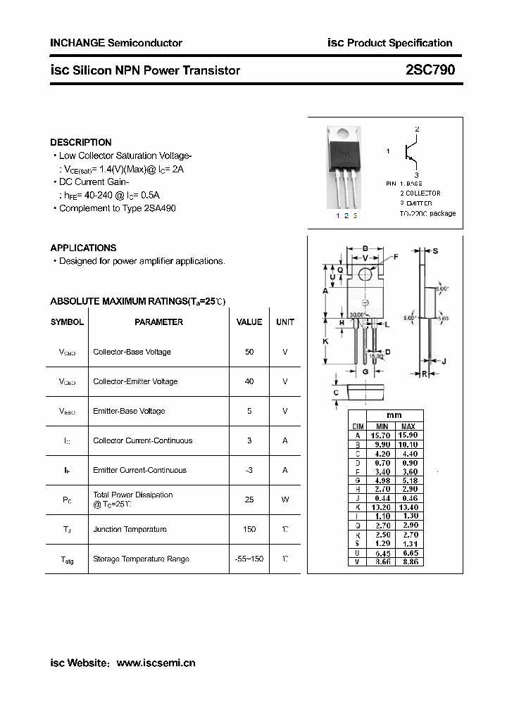 2SC790_5340592.PDF Datasheet