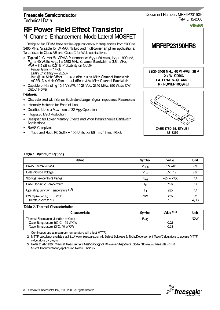 MRF6P23190H08_5342023.PDF Datasheet