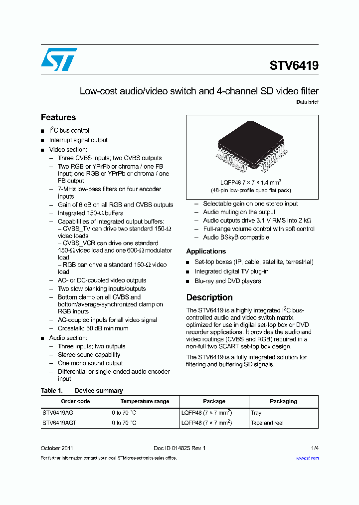 STV6419_5342450.PDF Datasheet