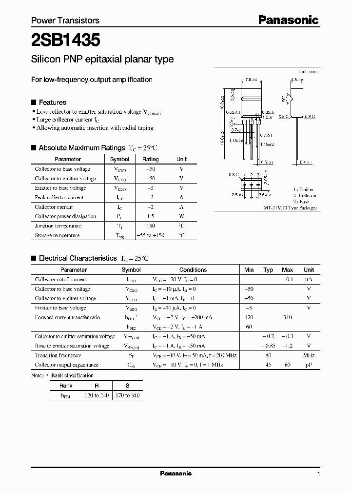 2SB1435R_5344663.PDF Datasheet