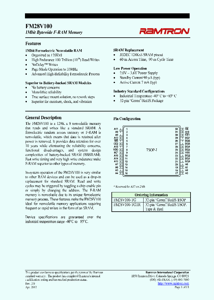 FM28V100-TGTR_5345355.PDF Datasheet