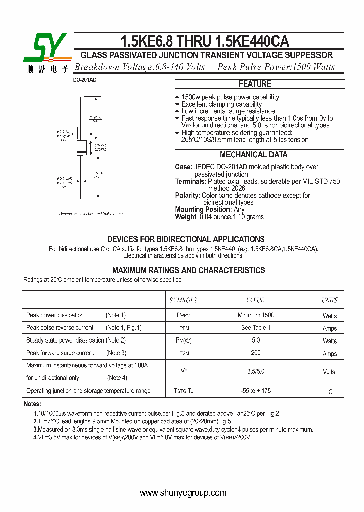 15KE440_5345565.PDF Datasheet