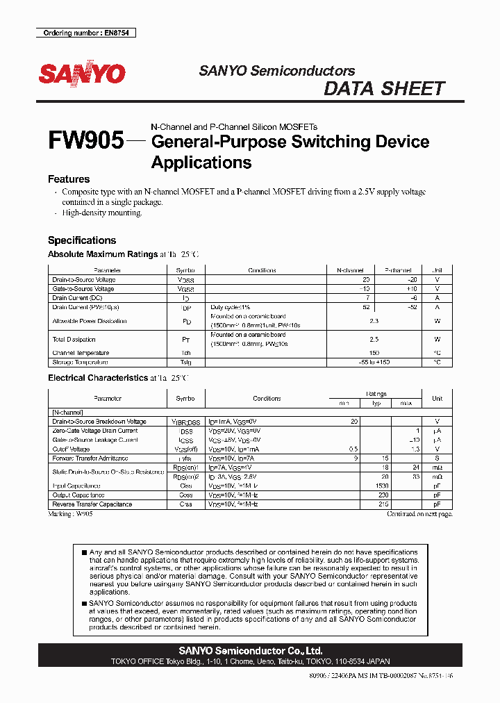 FW905_5345887.PDF Datasheet