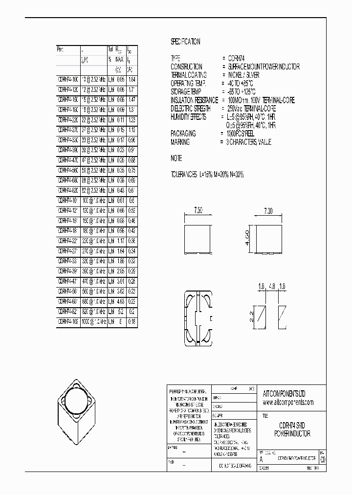 CDRH74-270_5346850.PDF Datasheet