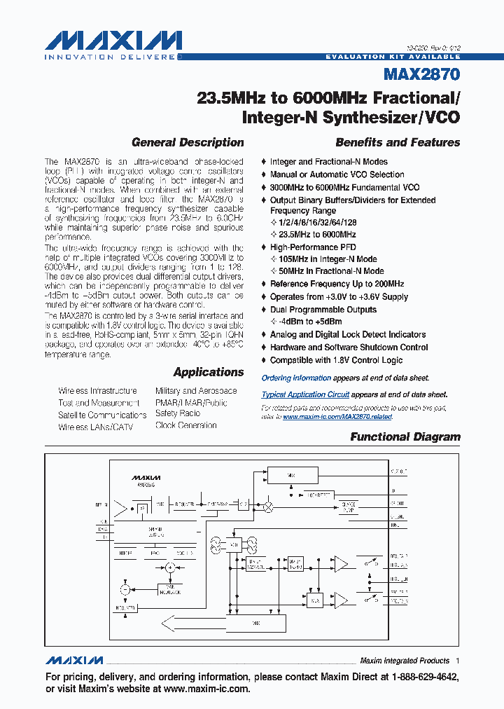 MAX2870_5346213.PDF Datasheet