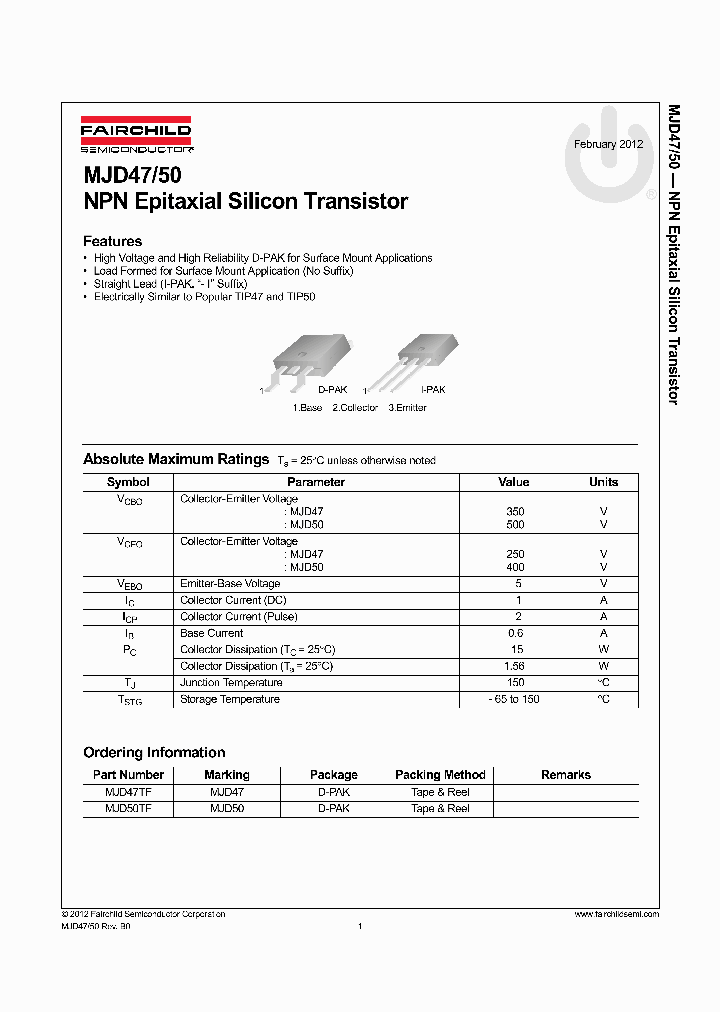 MJD5012_5348452.PDF Datasheet