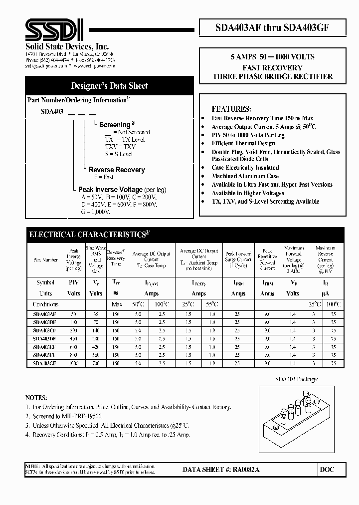 SDA403GF_5352622.PDF Datasheet