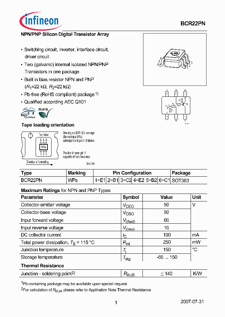 BCR22PN07_5352900.PDF Datasheet