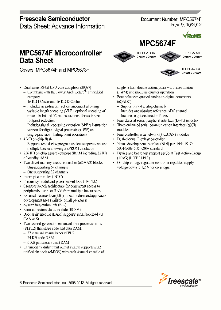 SPC5674FF3MVV3_5355508.PDF Datasheet