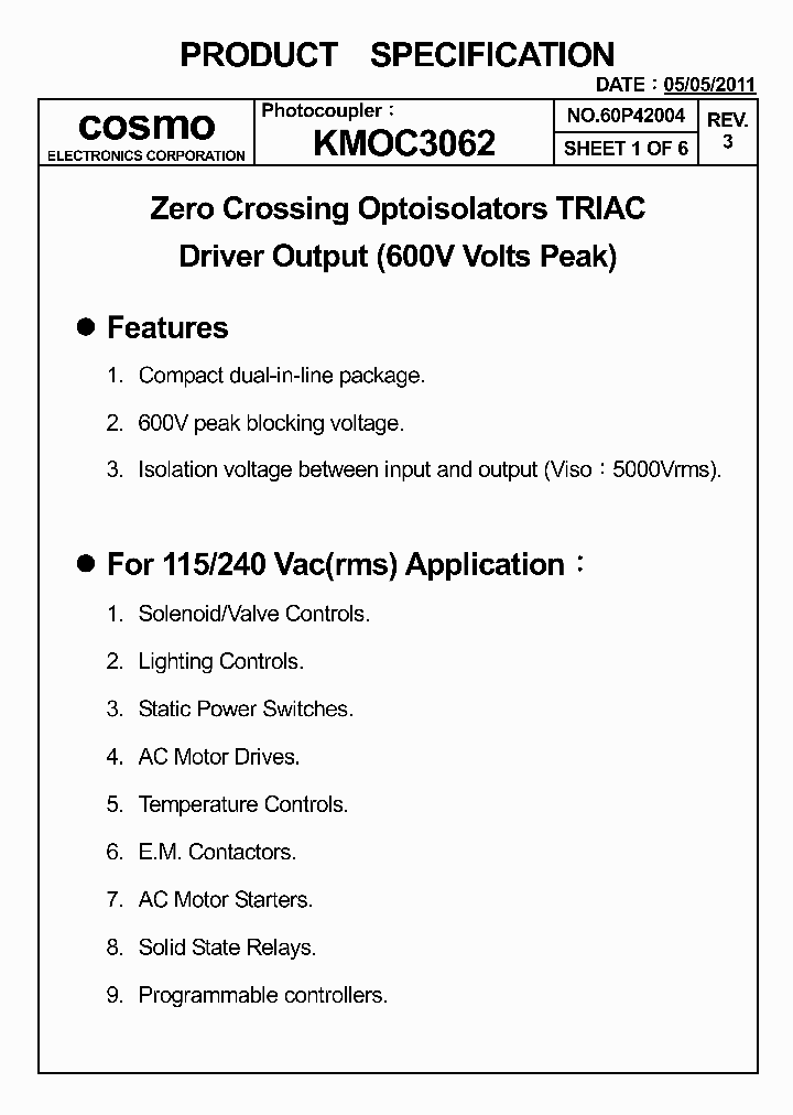 KMOC306211_5356751.PDF Datasheet