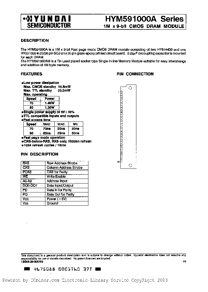 HYM591000AM-80_5356957.PDF Datasheet