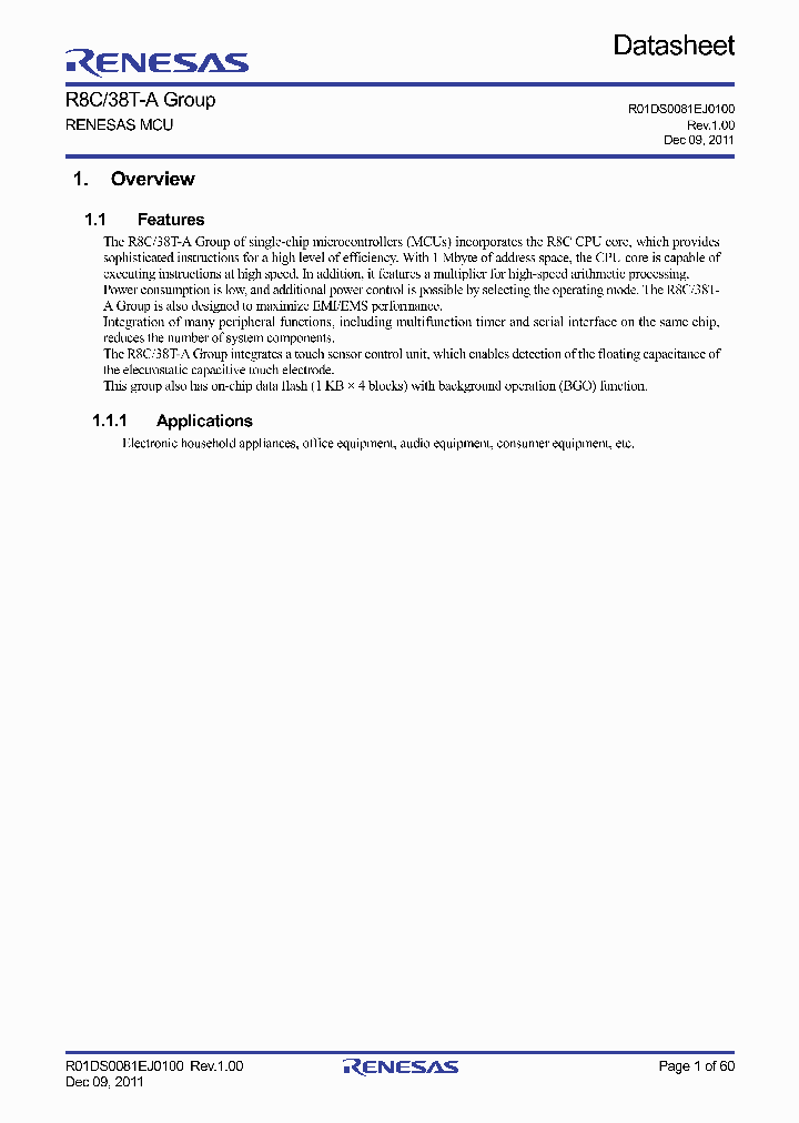 R5F21388SDFP_5357161.PDF Datasheet