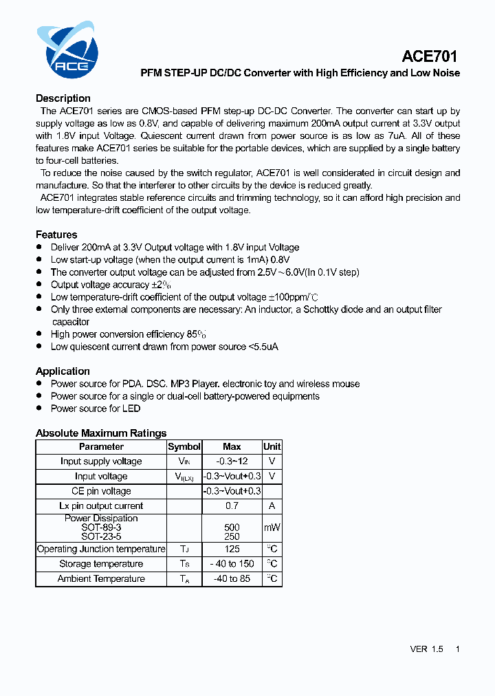 ACE701430AMH_5361868.PDF Datasheet
