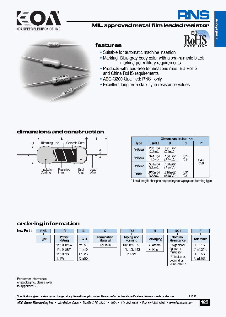 RNS12TCT26A1001B_5362754.PDF Datasheet