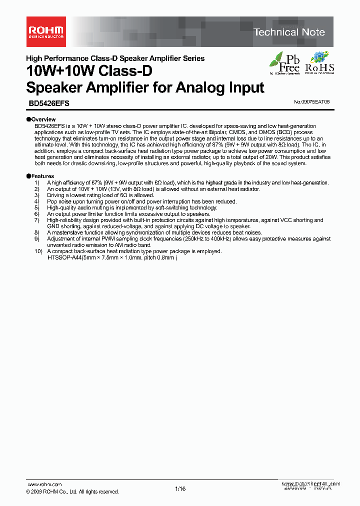BD5426EFS_5362961.PDF Datasheet