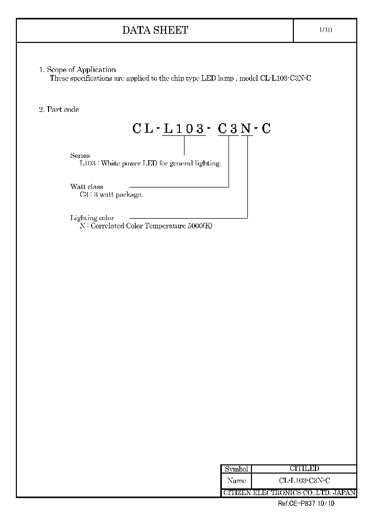 CL-L103-C3N-C10_5364001.PDF Datasheet