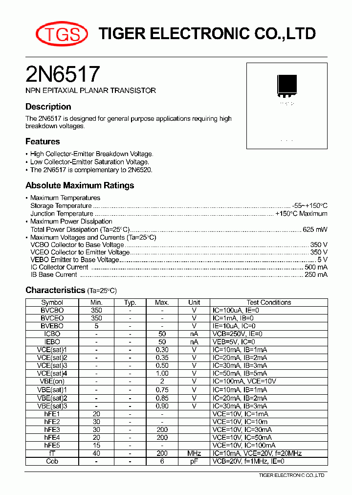 2N6517_5365321.PDF Datasheet
