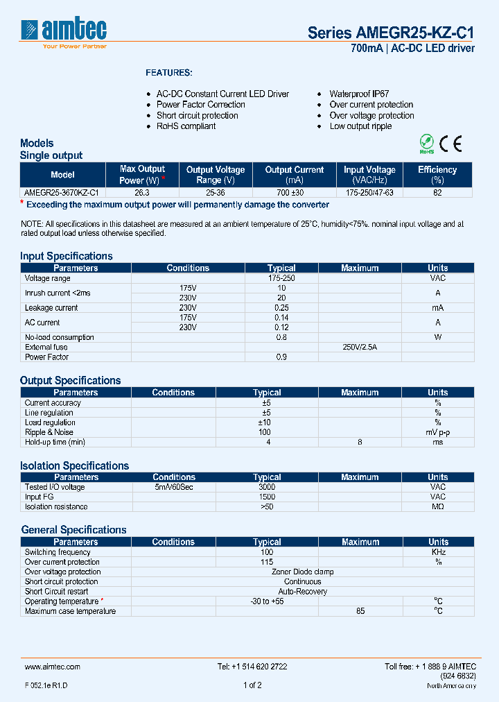 AMEGR25-3670KZ-C1_5366537.PDF Datasheet