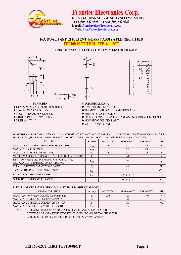 FEF160-02CT_5367307.PDF Datasheet