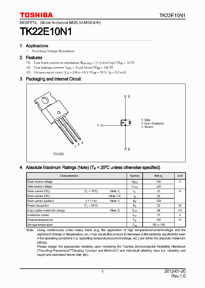TK22E10N1_5367635.PDF Datasheet