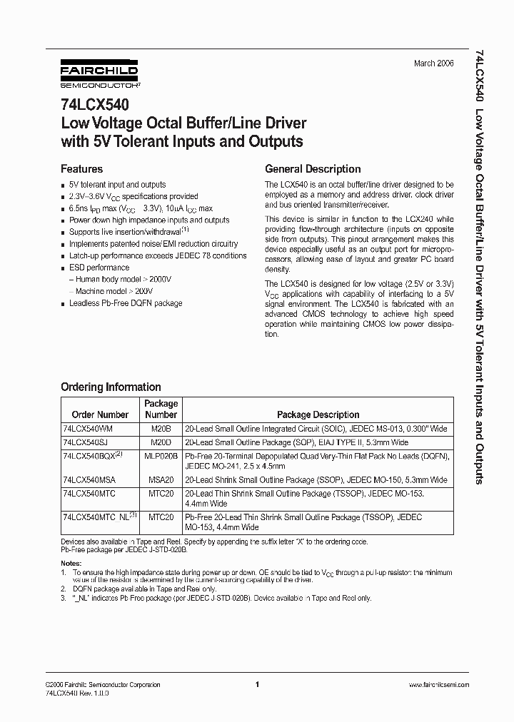 74LCX54006_5368900.PDF Datasheet
