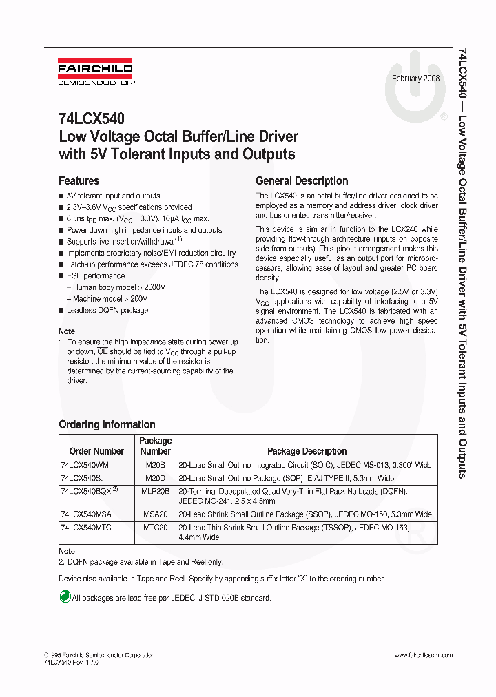 74LCX54008_5368902.PDF Datasheet