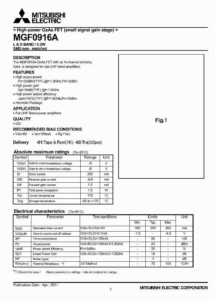 MGF0916A_5372382.PDF Datasheet
