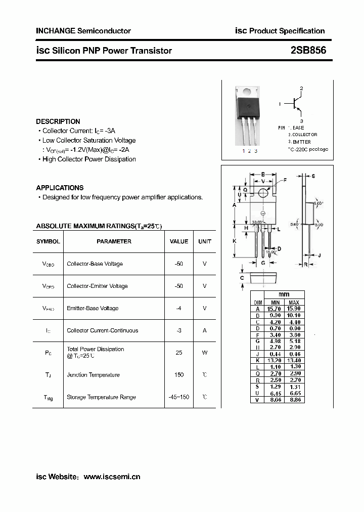 2SB856_5376230.PDF Datasheet