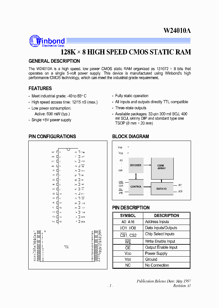 W24010A_5374758.PDF Datasheet