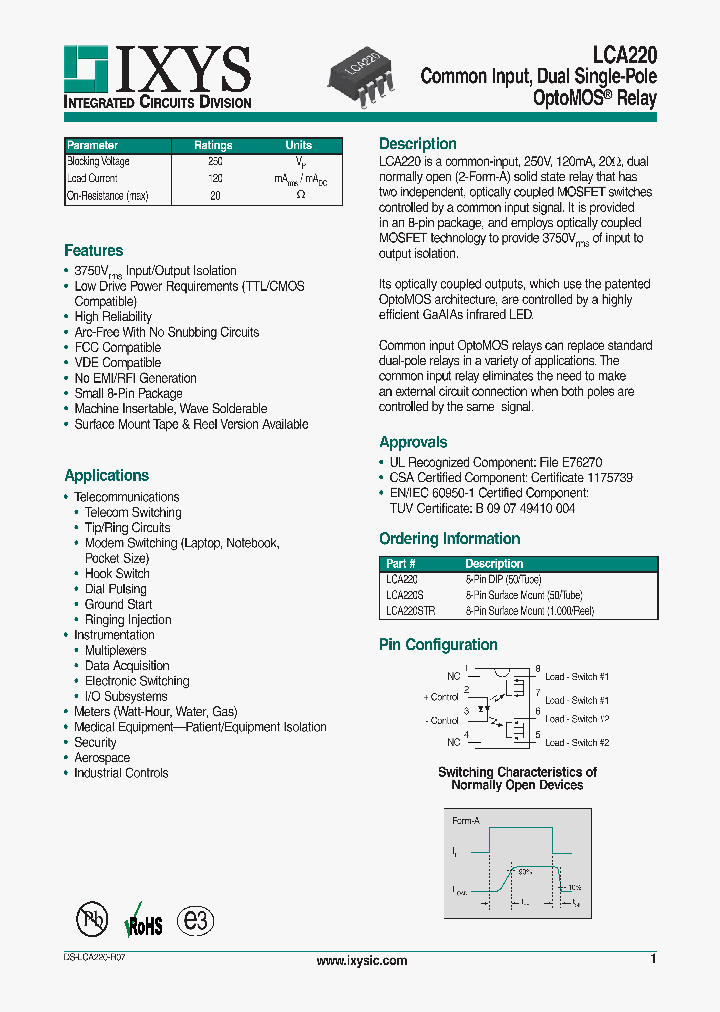 LCA220_5377933.PDF Datasheet
