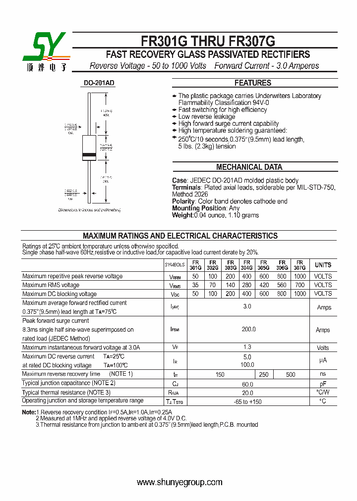 FR301G_5382395.PDF Datasheet