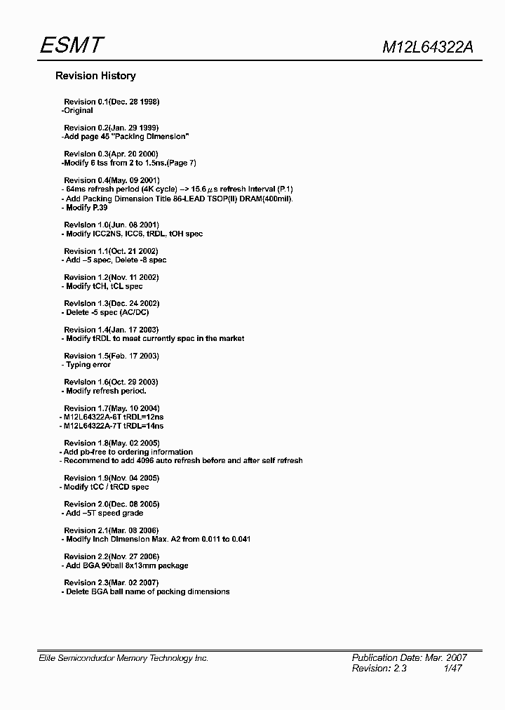 M12L64322A-6TG_5382410.PDF Datasheet