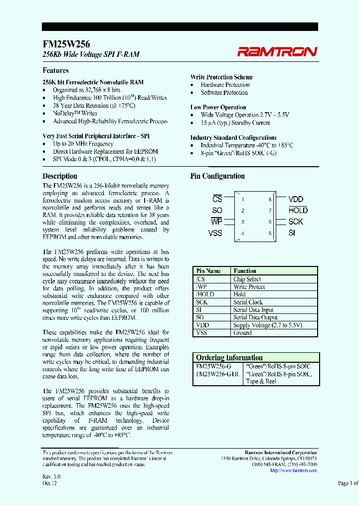 FM25W256_5383278.PDF Datasheet