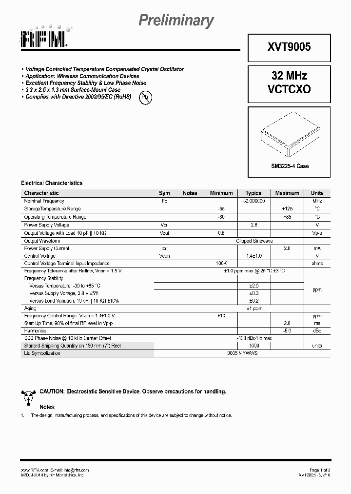 XVT9005_5383327.PDF Datasheet