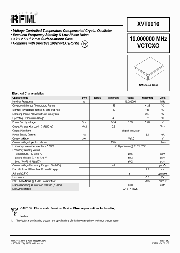 XVT9010_5383332.PDF Datasheet
