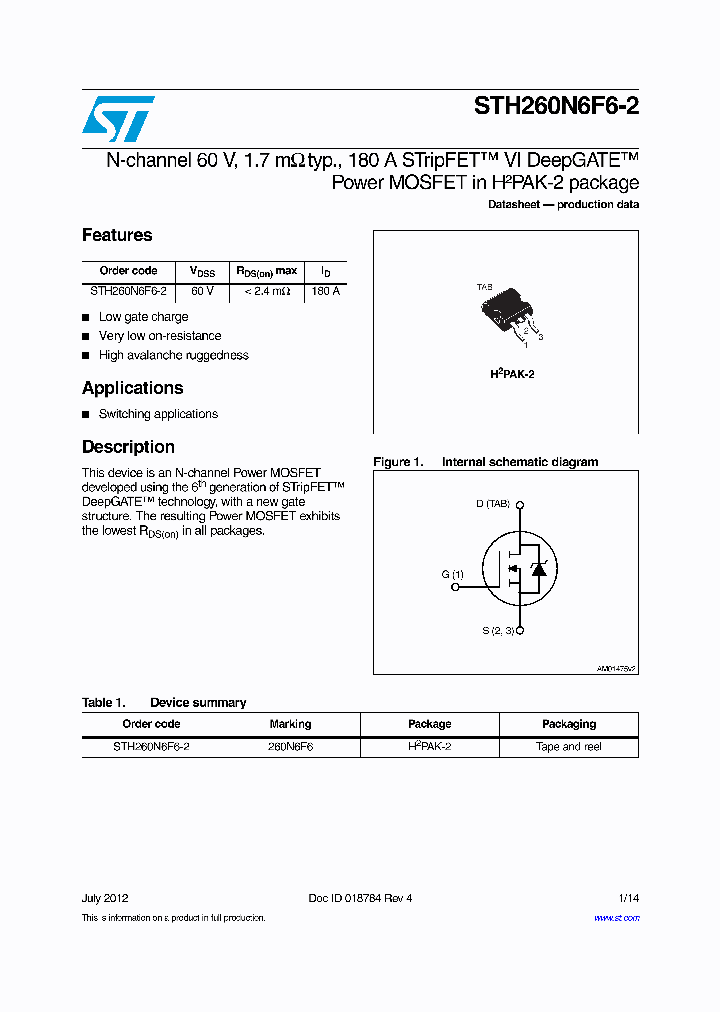 STH260N6F6-2_5383854.PDF Datasheet