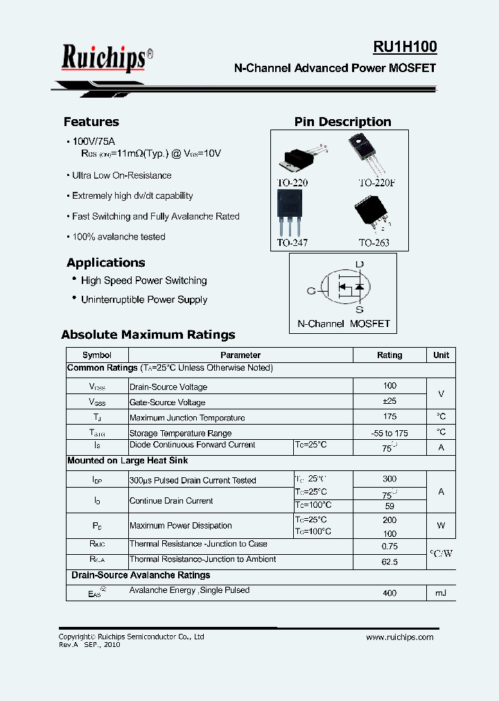 RU1H100Q_5384090.PDF Datasheet