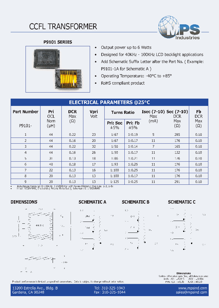 P9101_5384532.PDF Datasheet